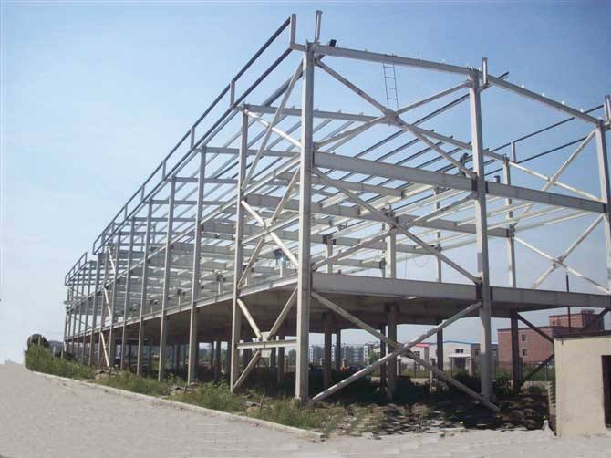 新沂网架加工之眼跳岩对管桁架的影响